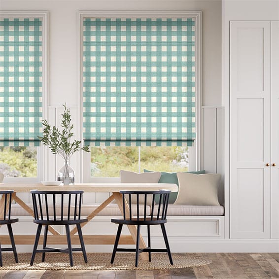 ハドソンギンガム　アクア ローマンシェード