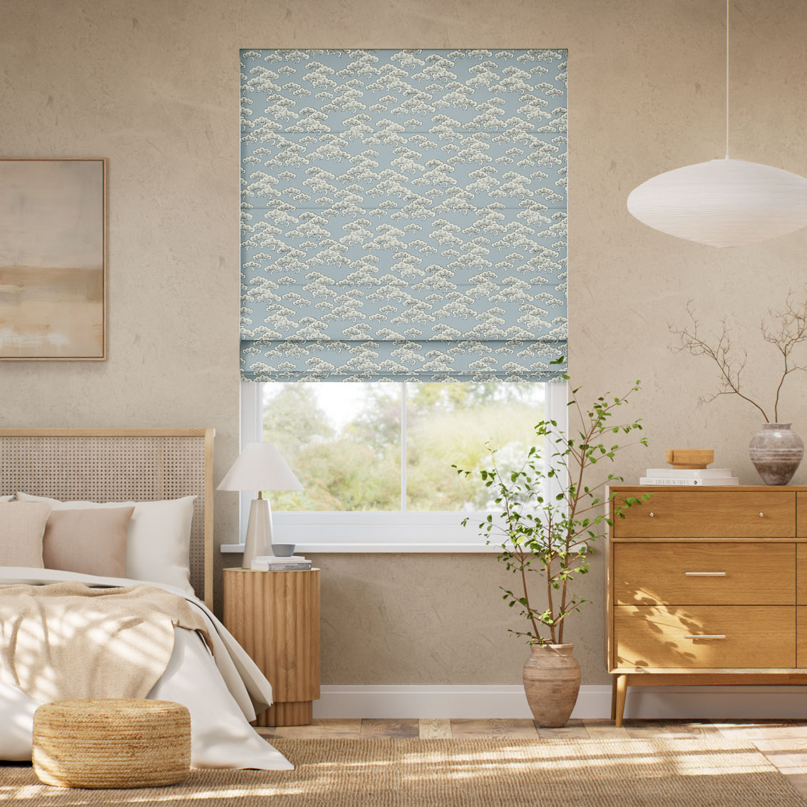 松 雨空 ローマンシェード