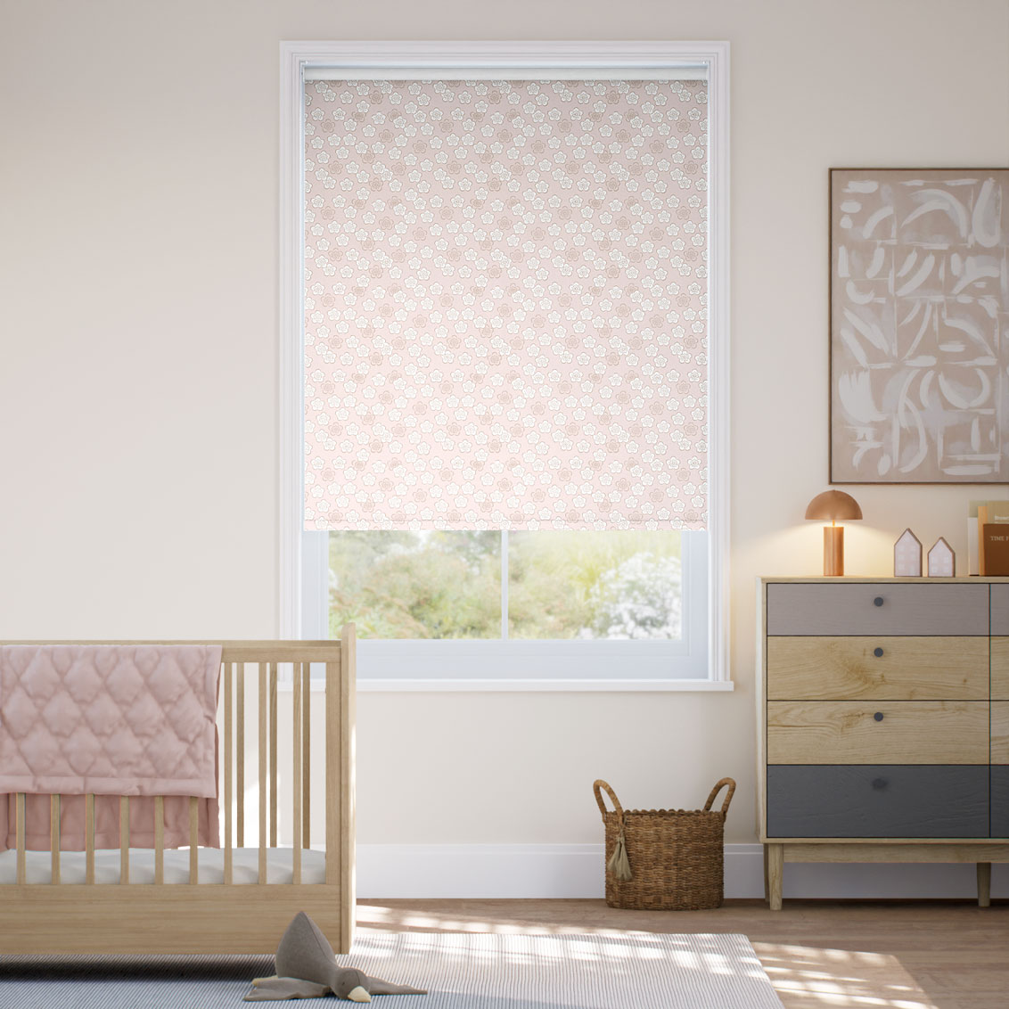 梅 桃 ロールスクリーン