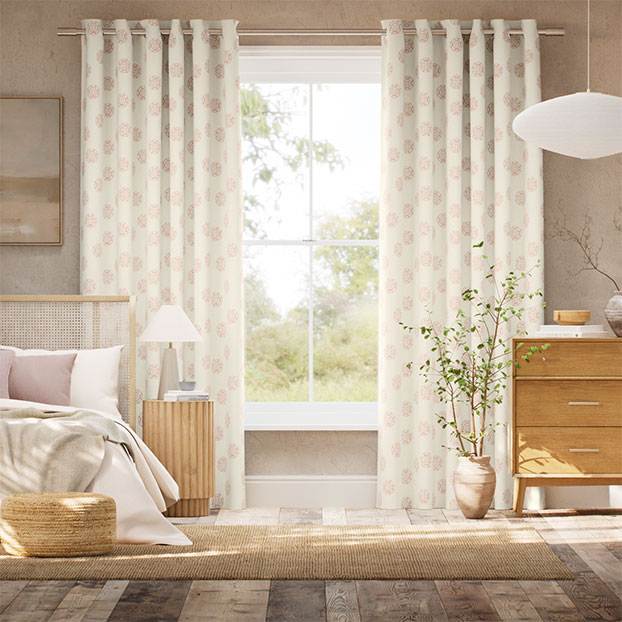 和蝶 紅赤 カーテン サムネイル写真