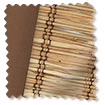 レティシア シダー＆デメララ Roll Up Woven Wood 見本の写真