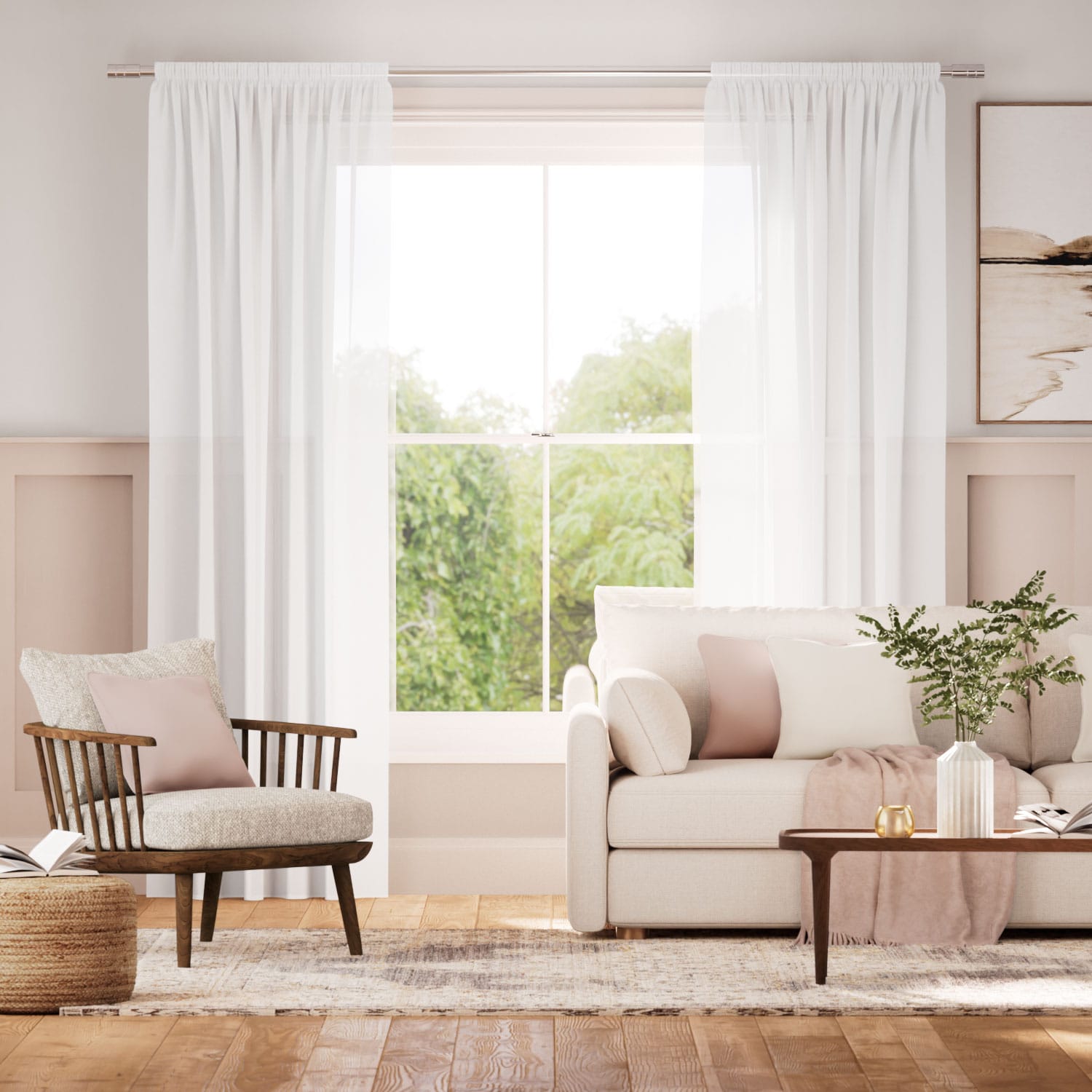 リアナボイル フロスト カーテン