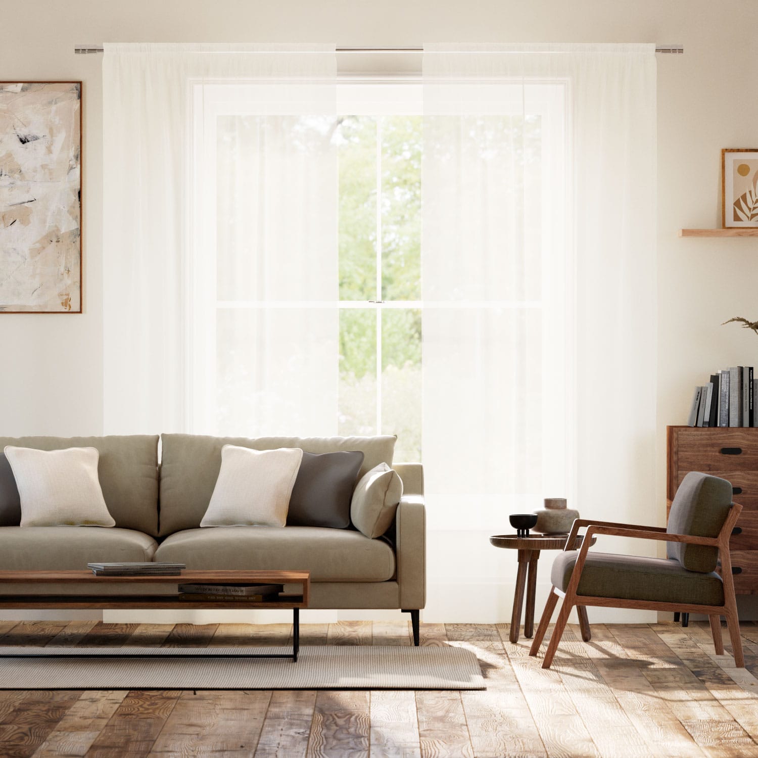 リアナボイル ポーセリン カーテン