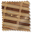 ロレト チェストナッツ Roll Up Woven Wood 見本の写真