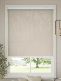 非遮光 テクスチャードアイボリー ロールスクリーン サムネイル写真