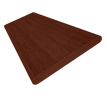 メトロポリタン チェリーブラウン ウッドブラインド 見本の写真