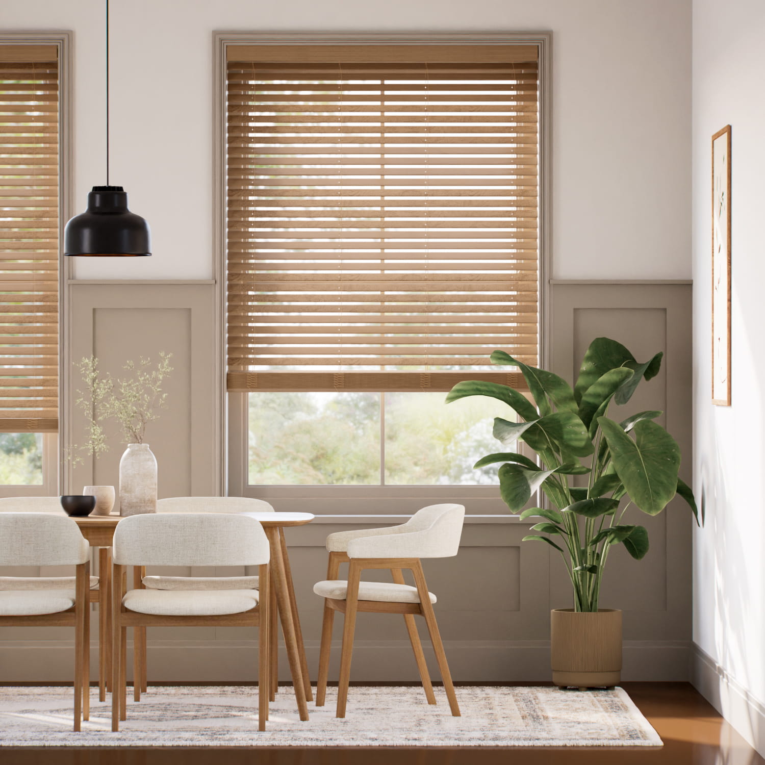 コードレス メトロポリタン モカ ウッドブラインド