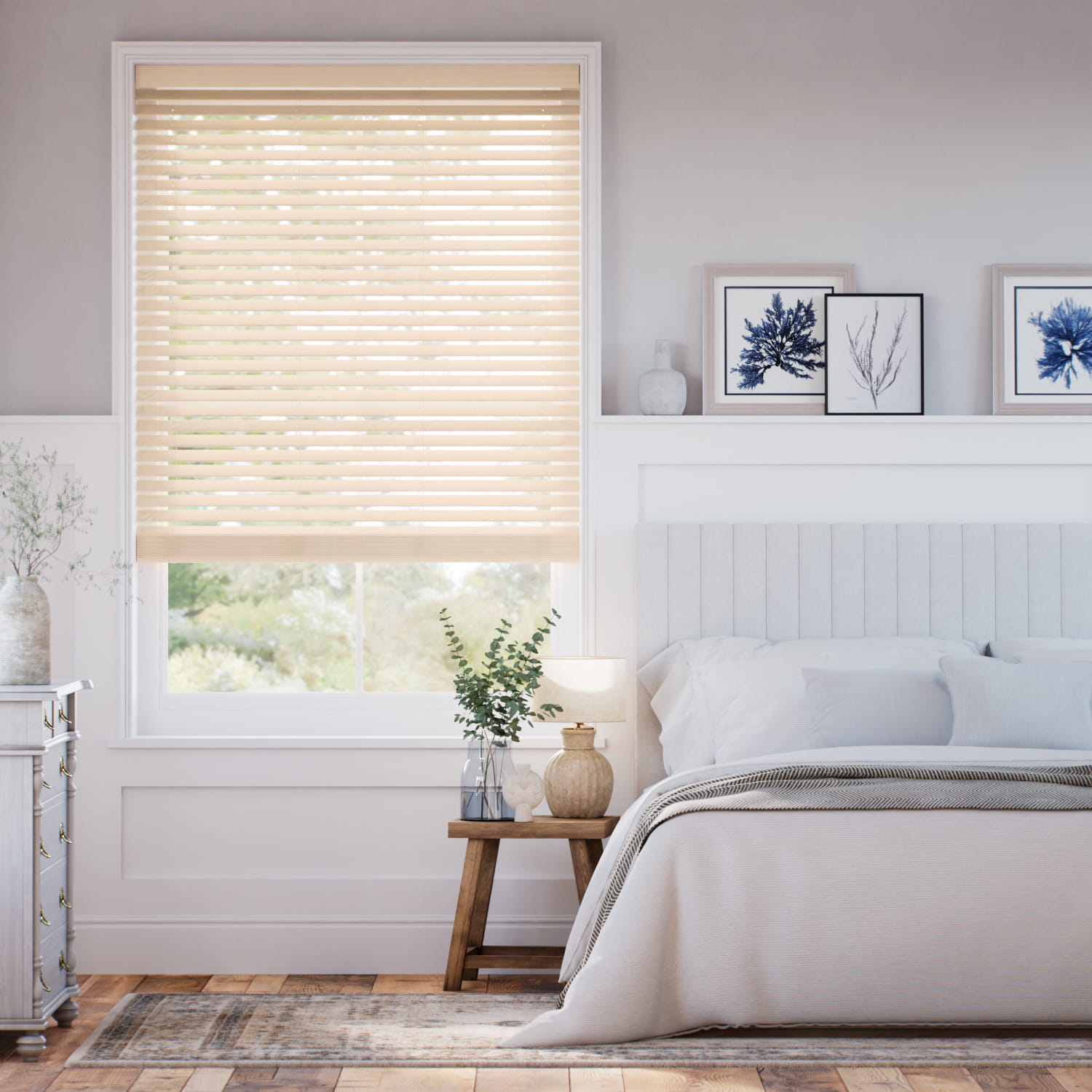 コードレス メトロポリタン ぺブル ウッドブラインド