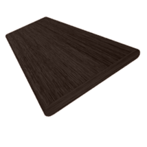 メトロポリタン ダークウォールナット ウッドブラインド 見本の写真