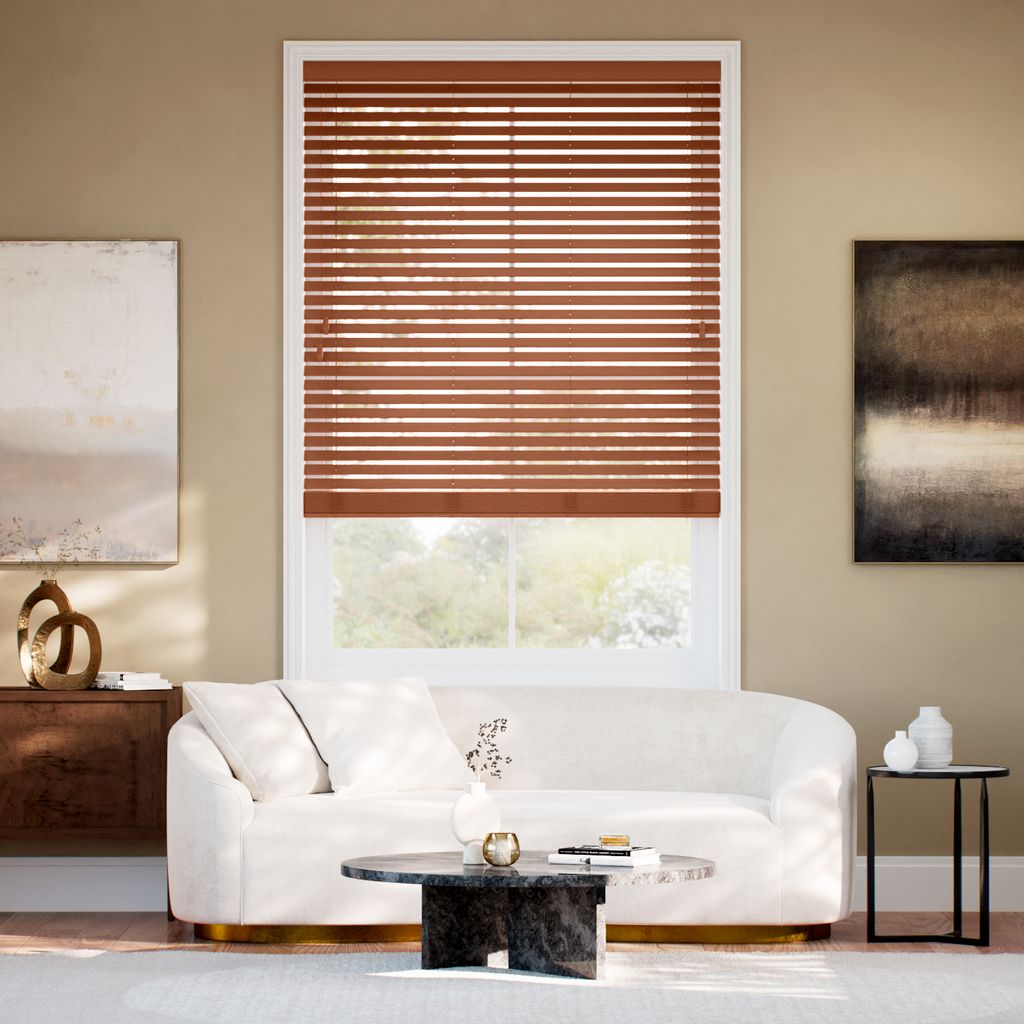 ナチュレ ウォームチェリー ウッドブラインド