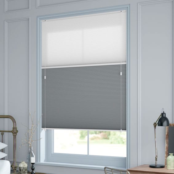 ツインハニカム スレートブルー ハニカムシェード