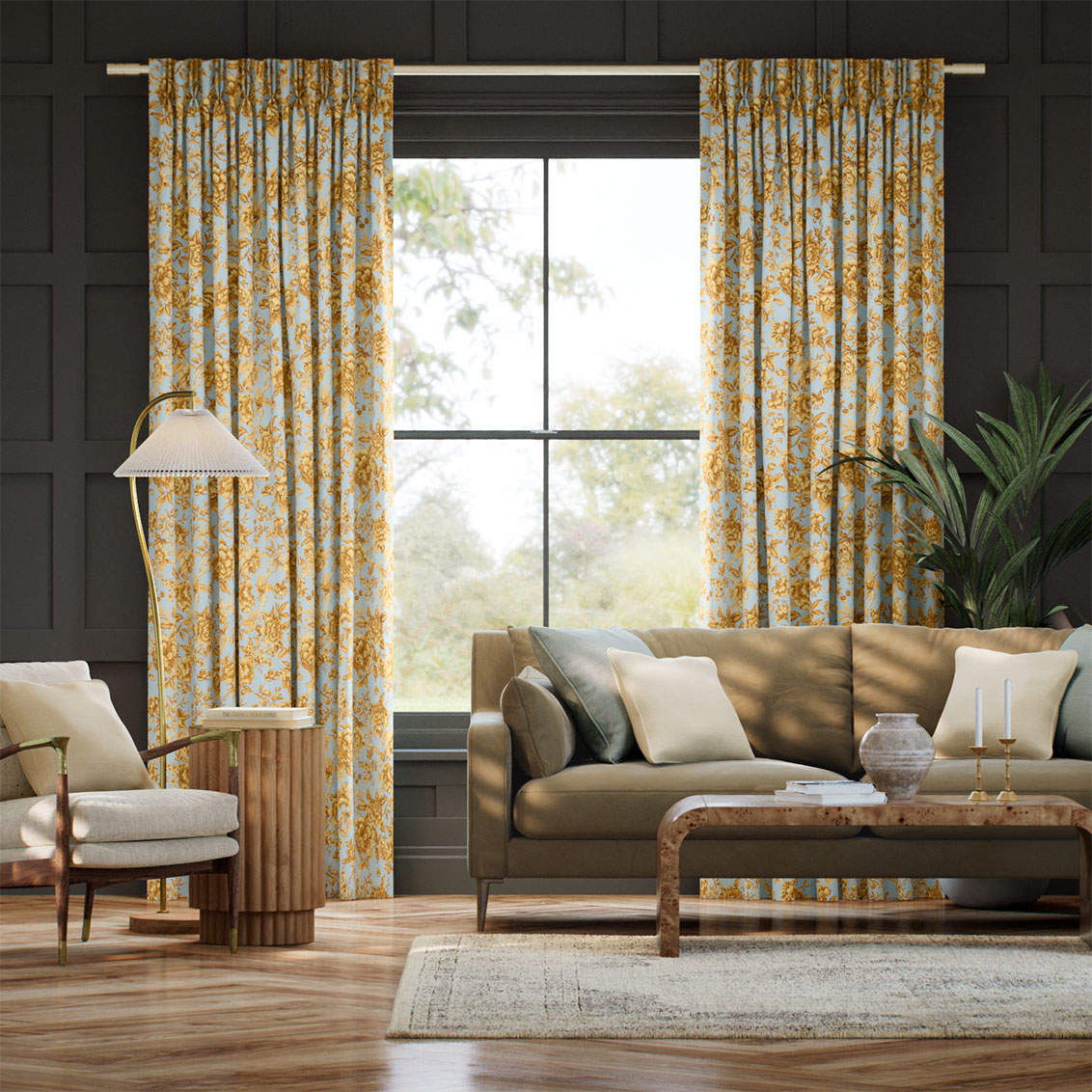 リージェンシー・トレイル ゴールド カーテン