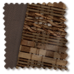 ロザリオ ウォールナット＆エイコーン Roll Up Woven Wood 見本の写真