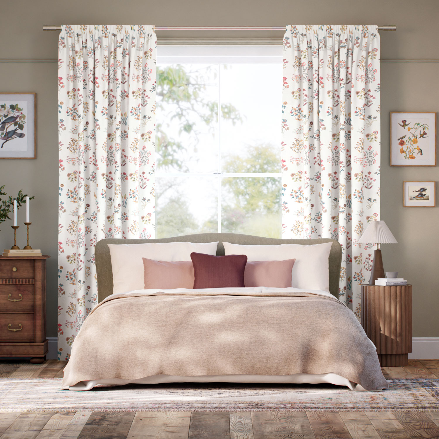 シェパードリー・メドウ アイボリー  カーテン