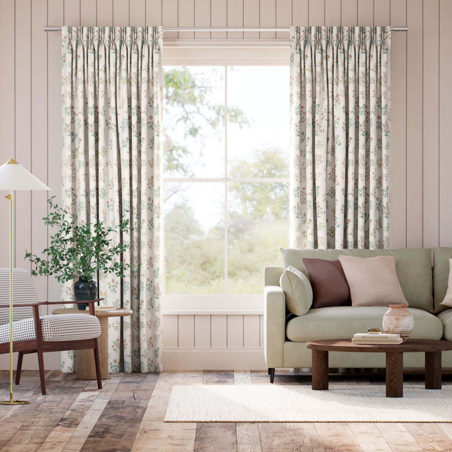 シェパードリー・メドウ バーチ カーテン