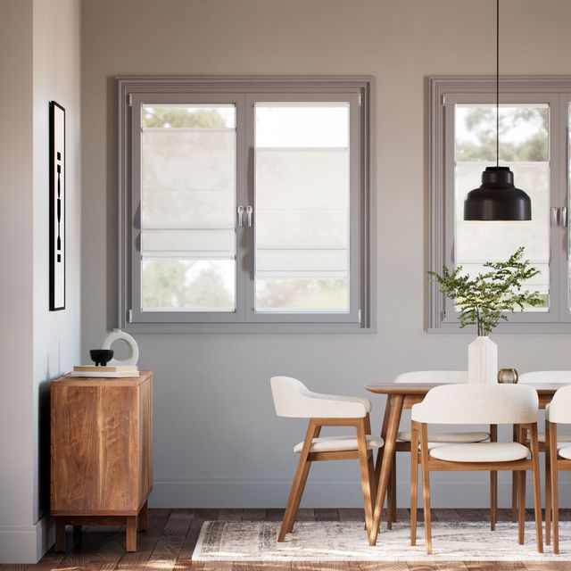 【窓貼りタイプ】ビジュリネン アラバスタ ローマンシェード