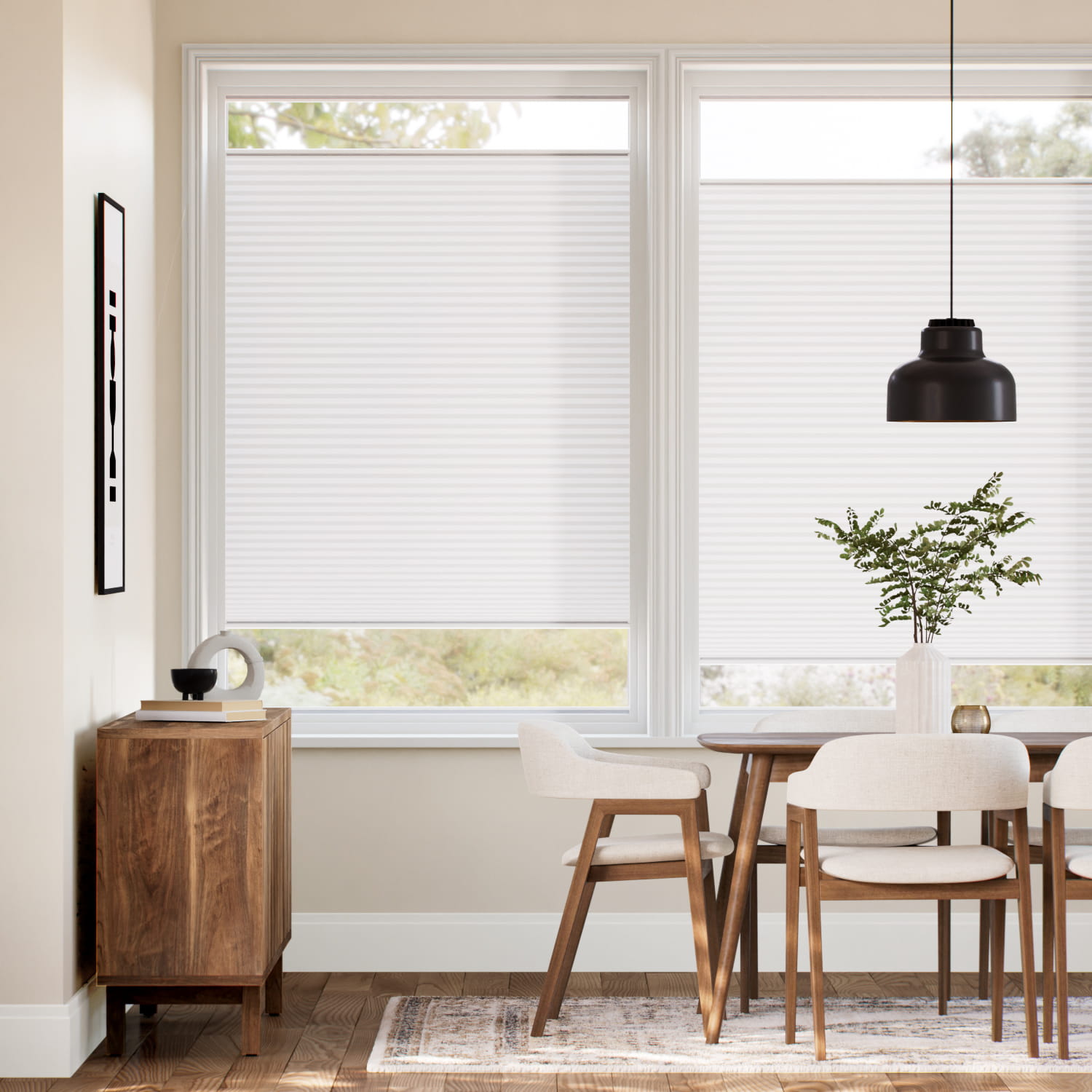 【窓貼りタイプ】採光 アッシュ・グレー ハニカム シェード