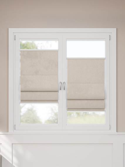 【窓貼りタイプ】ハロウ ウォームストーン Top Down Bottom Up Stick2Fit Roman Blind サムネイル写真