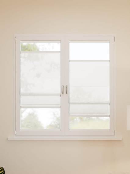 【窓貼りタイプ】タヒチボイル スノー Top Down Bottom Up Stick2Fit Roman Blind サムネイル写真