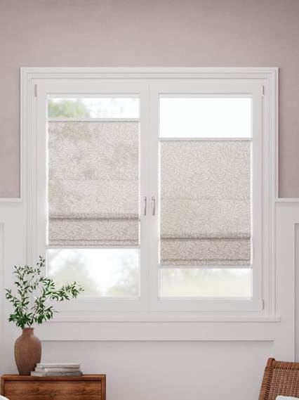 【窓貼りタイプ】ウィリアムモリス ウイローバウ リネン ボイル Top Down Bottom Up Stick2Fit Roman Blind サムネイル写真