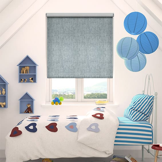   サーマル ルグゼ遮光 ブルーミスト ロールスクリーン