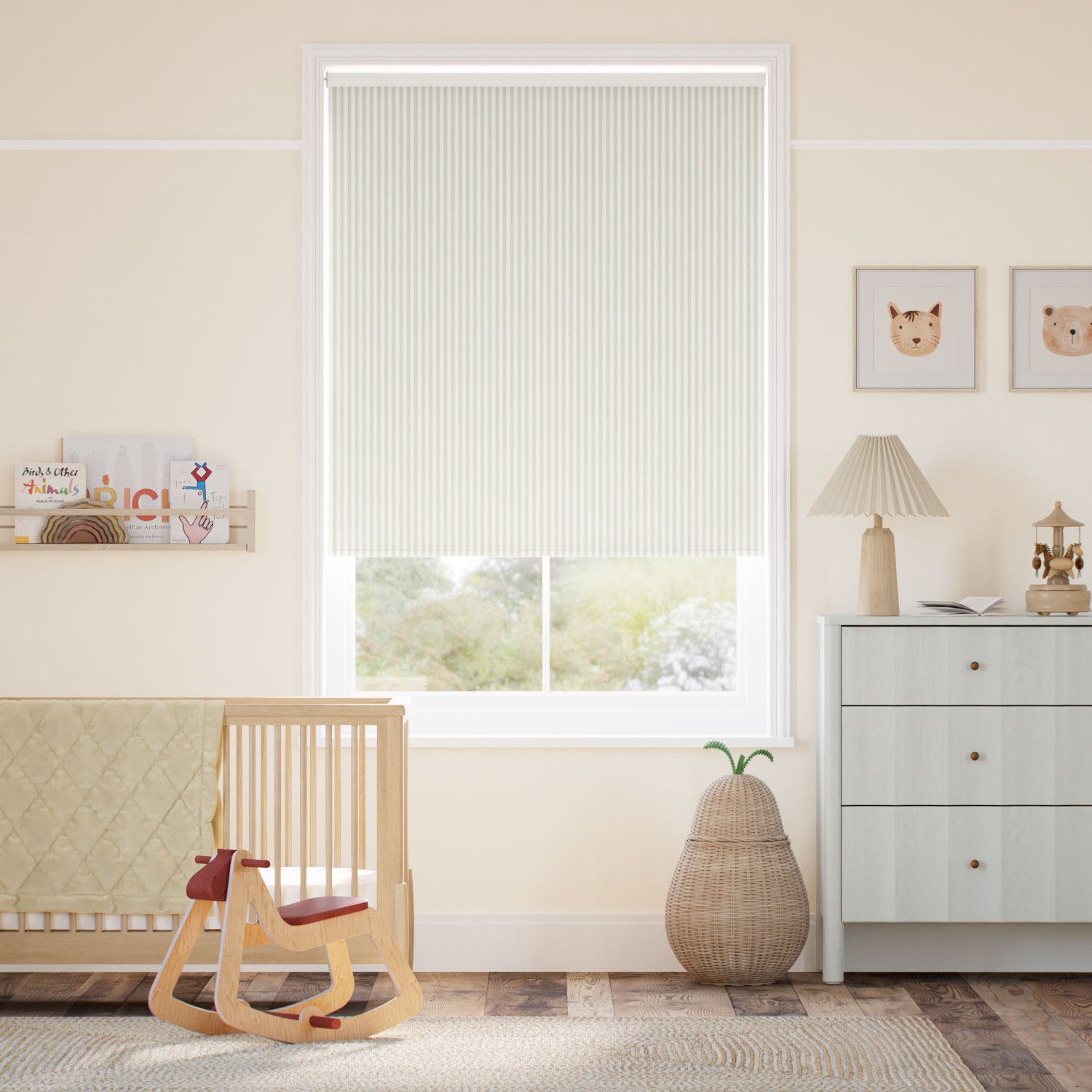 タイガーストライプ ダヴグレー ロールスクリーン