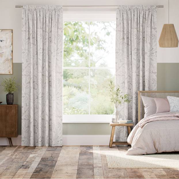 ウィリアムモリス アカンサス アイボリー ジャガード織 カーテン サムネイル写真