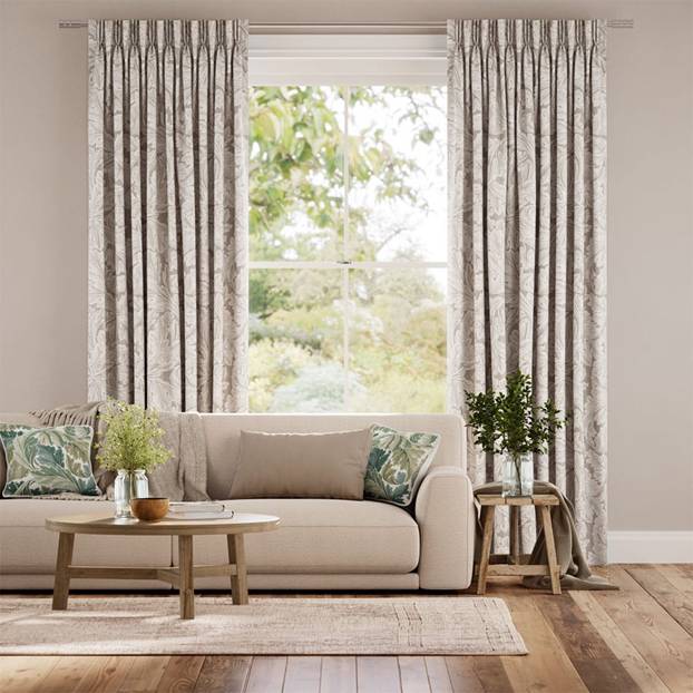 ウィリアムモリス アカンサス リネン ジャガード織 カーテン サムネイル写真