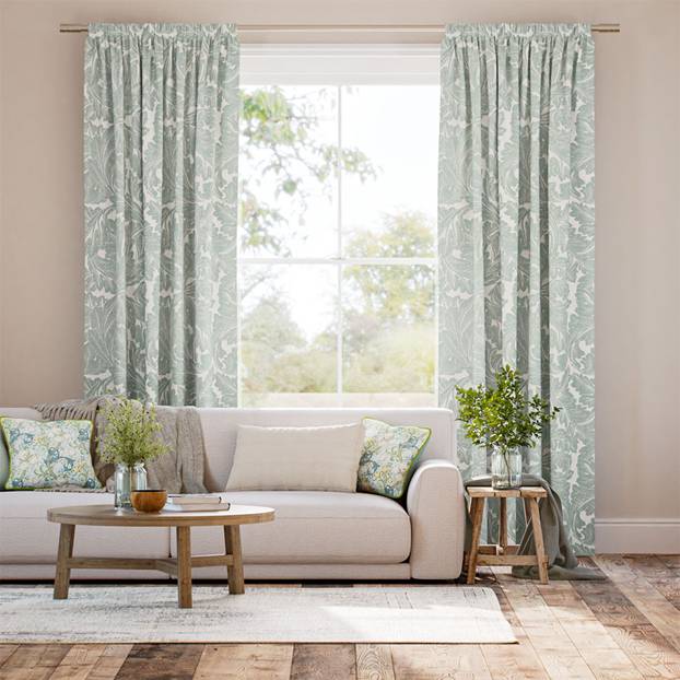 ウィリアムモリス アカンサス オパール ジャガード織 カーテン サムネイル写真