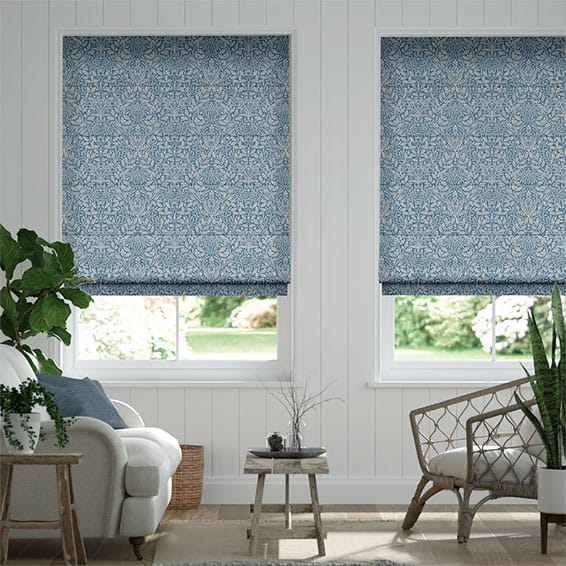 William Morris -ウィリアムモリス　エイコーン　ラグーン ローマンシェード