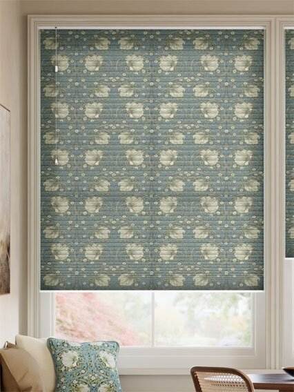 採光ハニカム ウィリアムモリス ピンパーネル セージ ハニカムシェード サムネイル写真