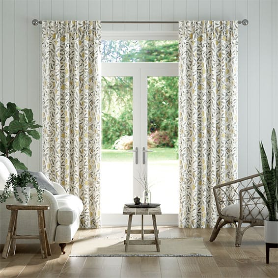 William Morris -ウィリアムモリス　フルーツ　プリムローズ カーテン