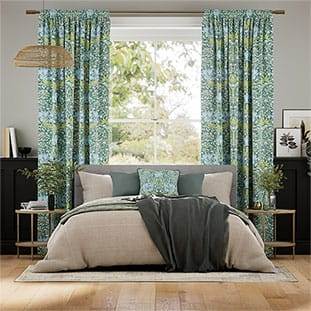 ウィリアムモリス　ハニーサクル&チューリップベルベット　ムーンストーン カーテン サムネイル写真