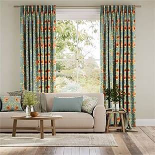 ウィリアムモリス ピンパーネル クレメンタイン カーテン サムネイル写真