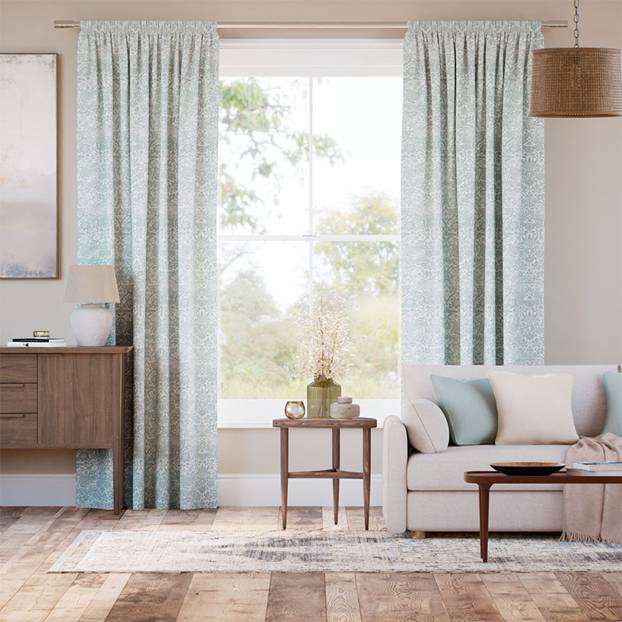 ウィリアムモリス いちご泥棒 オパール ジャガード織　 カーテン サムネイル写真