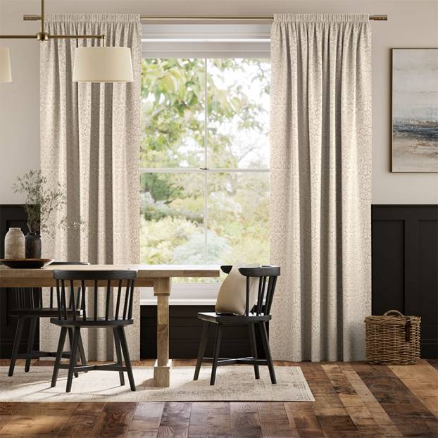 ウィリアムモリス いちご泥棒 ソフトゴールド ジャガード織 カーテン サムネイル写真