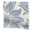 William Morris -ウィリアムモリス　サンフラワー　ビンテージブルー ロールスクリーン サンプルの写真